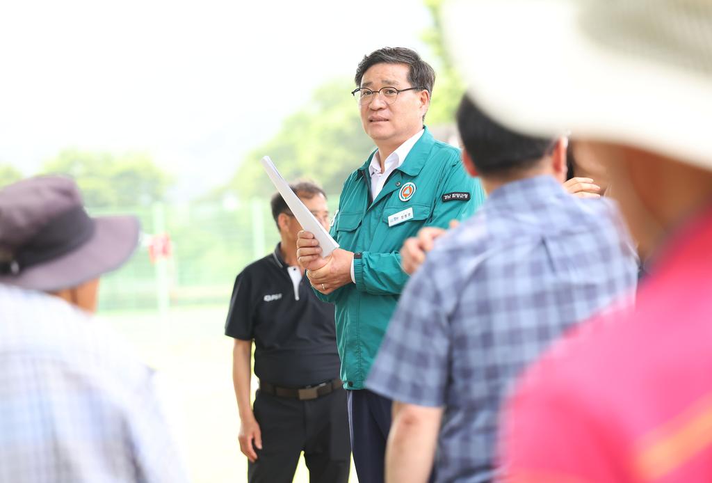 진병영 함양군수 폭염 대비 민생행보 “군민안전 최우선”