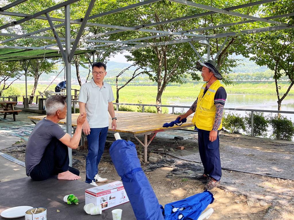 함양군 내수면어업 불법 단속