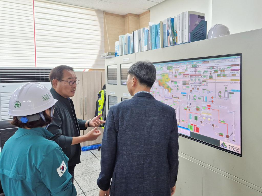 백삼종 부군수 폐기물종합처리장 현장 점검 실시