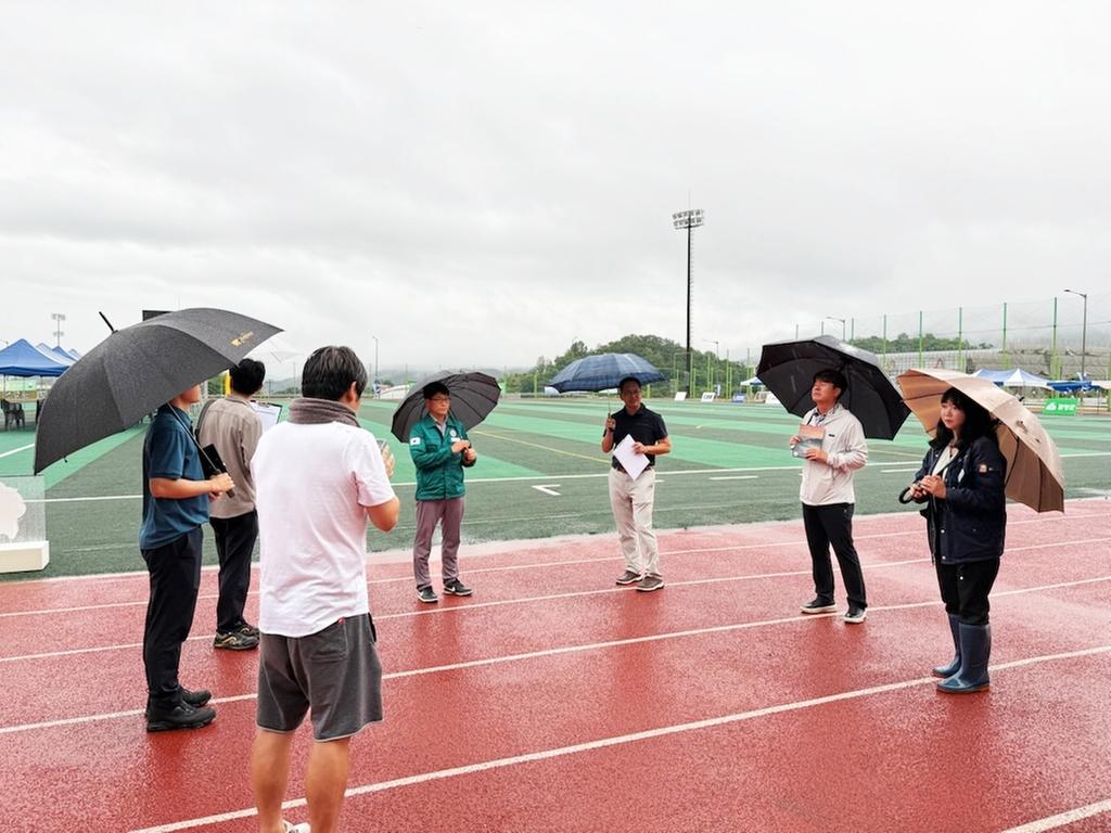 ‘제2회 함양 산삼컵 유스풋볼 페스티벌’ 안전 점검