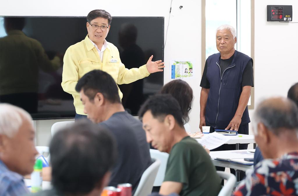 진병영 함양군수, 서상면 찾아 폭염 대응 현장 행정 강화