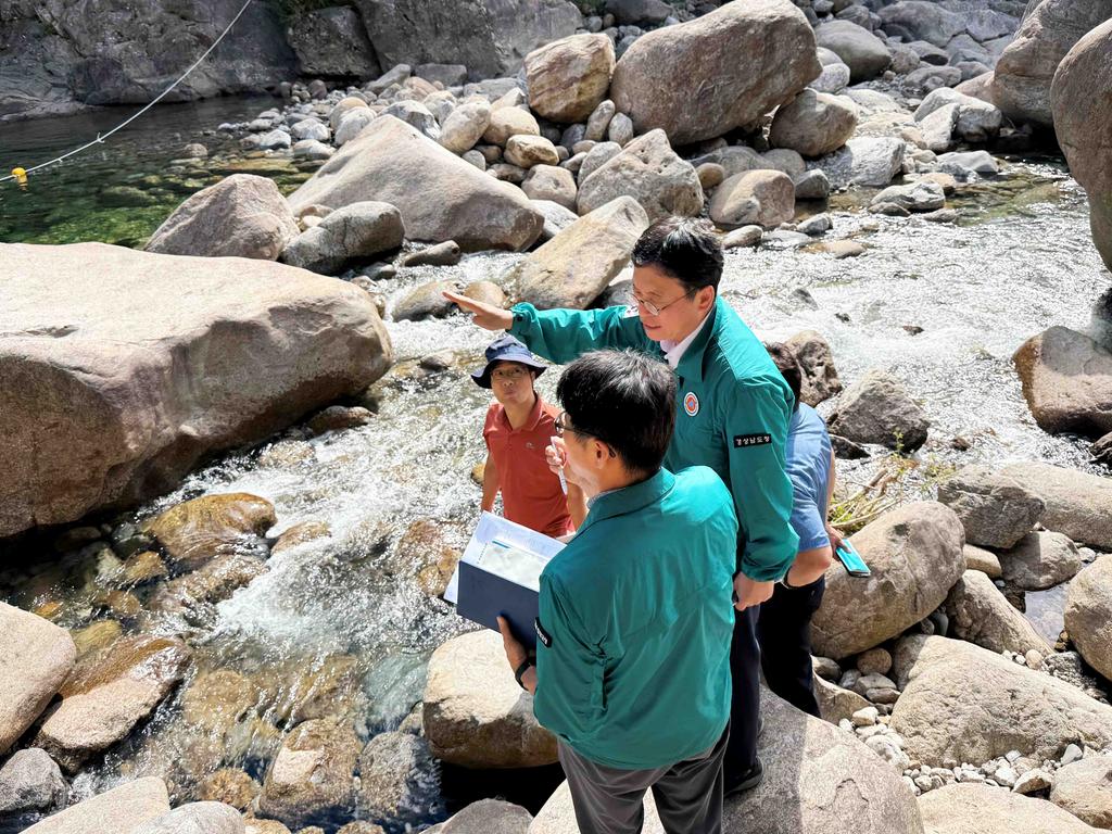 함양군·경상남도 사회재난과 물놀이 안전 사각지대 합동점검