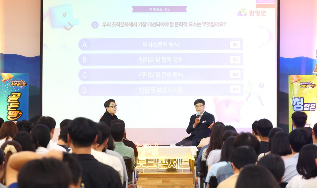 함양군 청렴 토크 콘서트 및 스마트 청렴 골든벨 개최