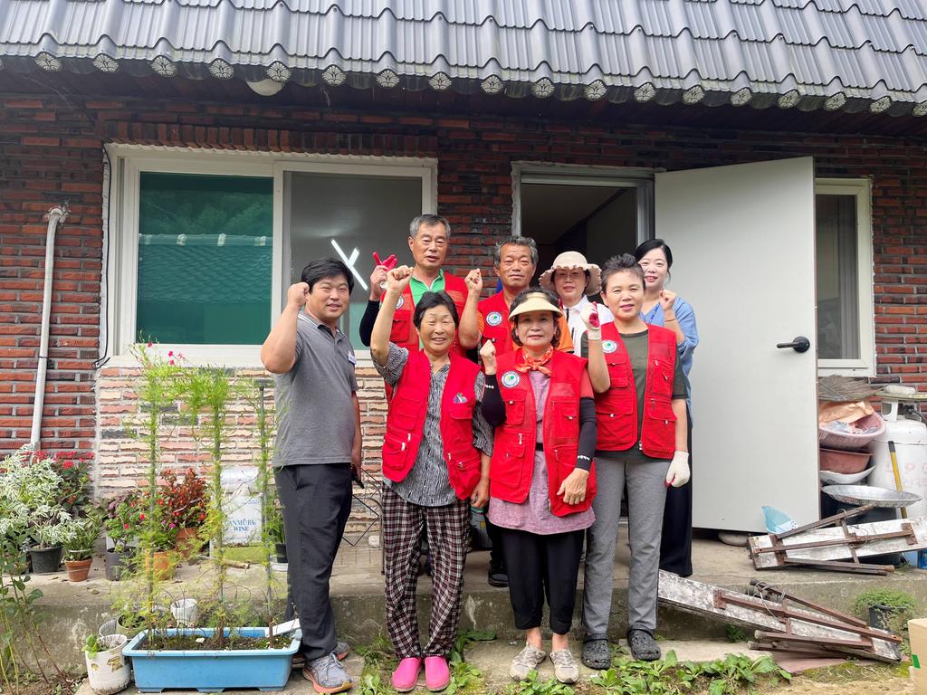 함양 지곡면 자원봉사협의회 주민 주거환경 개선 자원봉사활동