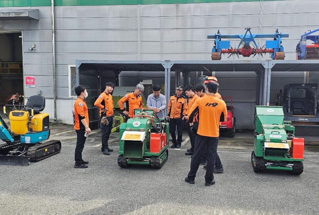 함양군 영농철 농기계 안전사고 대비 교육훈련 실시