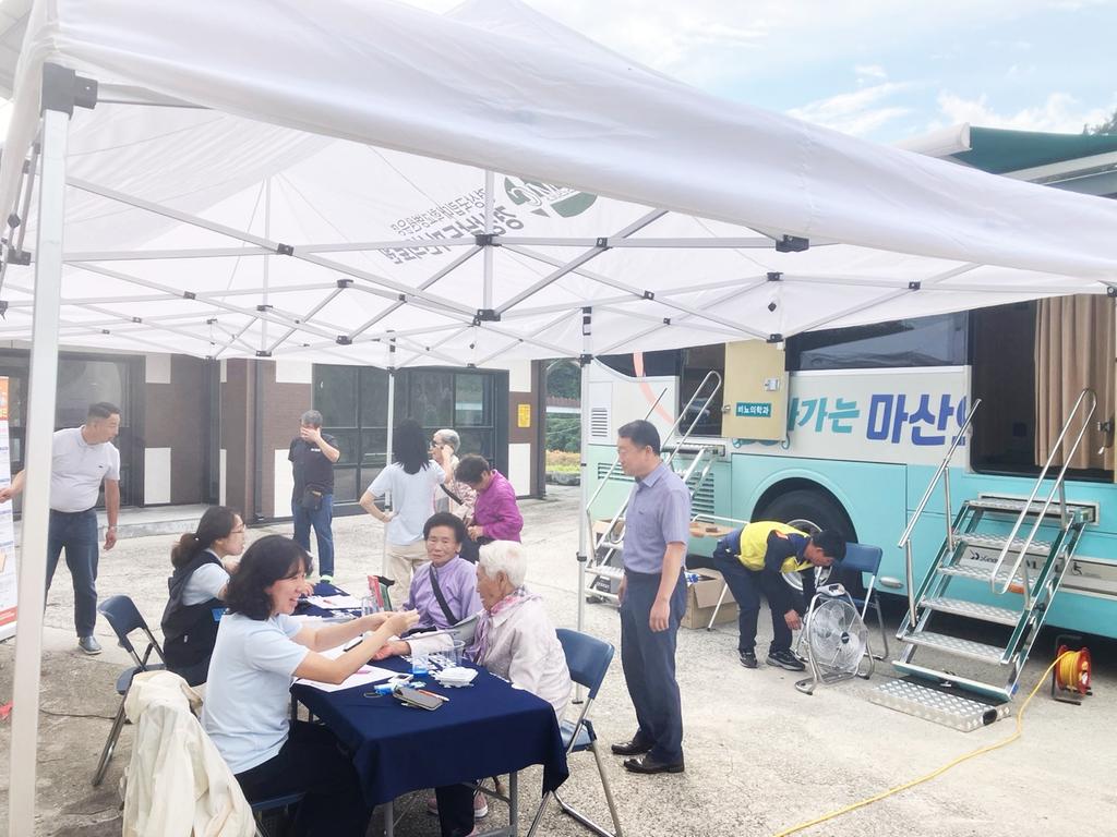 찾아가는 마산의료원 검진사업 완료