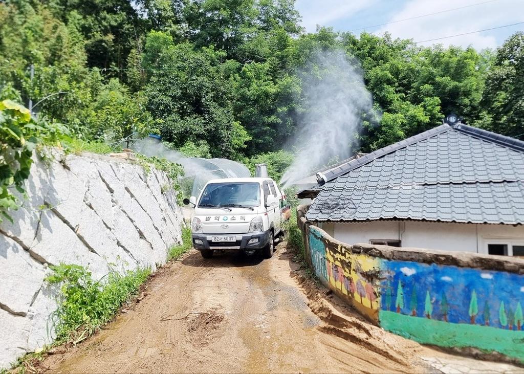수해지역 방역(함양)