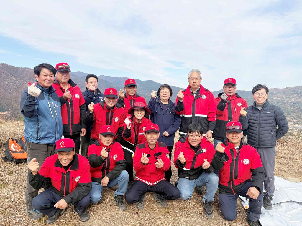 함양군 병곡면 산불 예방 기원제 지내