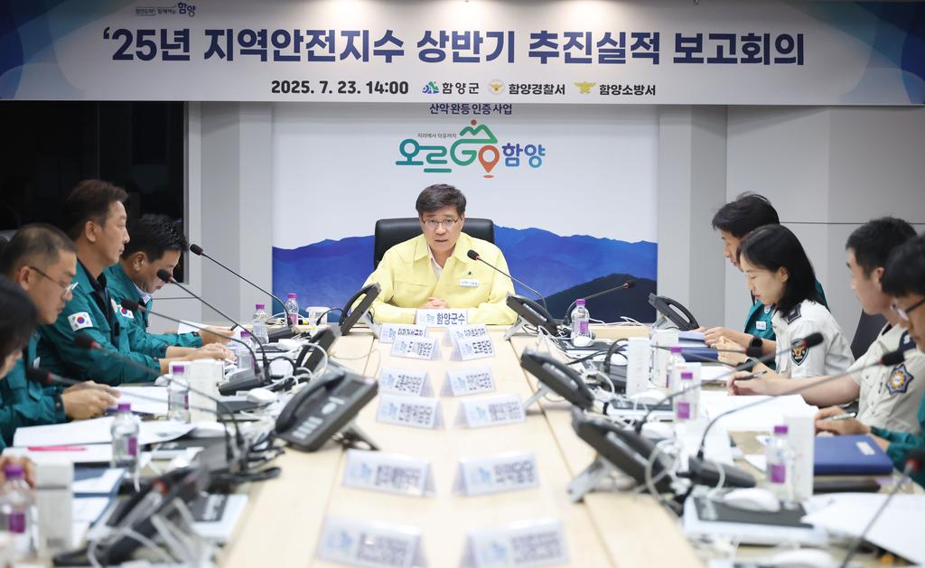 25년 지역안전지수 상반기 추진실적 보고회의1