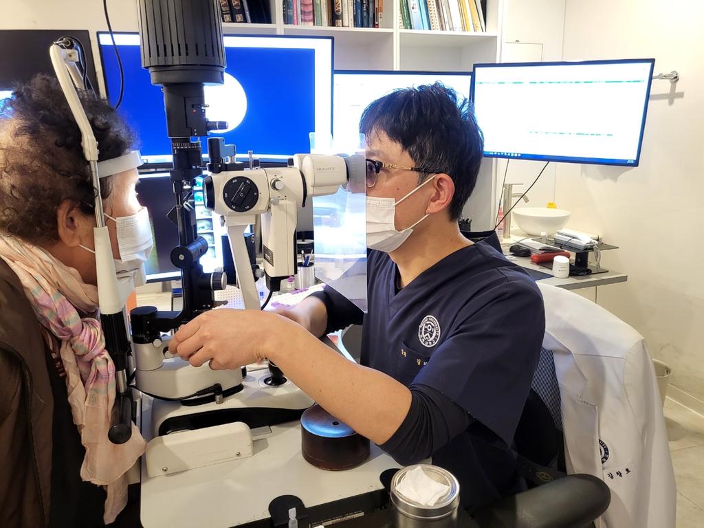 함양군 만성질환자 안과 무료 검진 시행