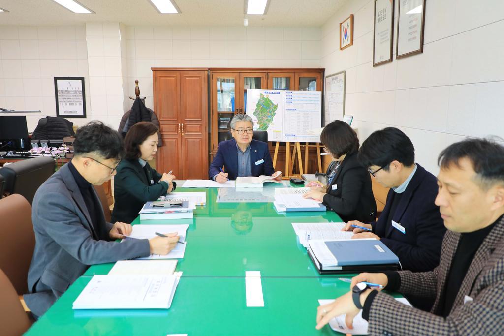 함양군 양상호 부군수 부서별 현안 업무보고
