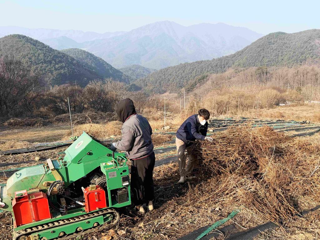 함양군 영농 부산물 안전 처리로 산불 예방