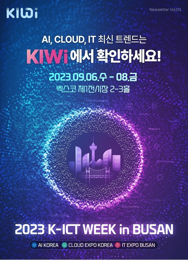K-ICT Week in BUSAN 2023 포스터