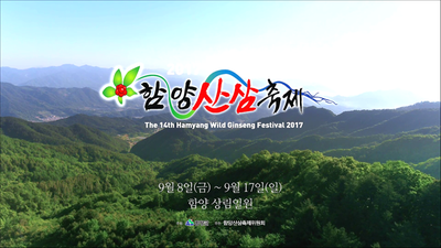 2017년 함양산삼축제 홍보동영상